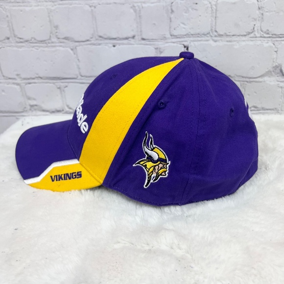 ⛳️NWOT |•TAYLOR MADE•| Minnesota Vikings TMAX Gear Hat One Size🏈 - Picture 2 of 12